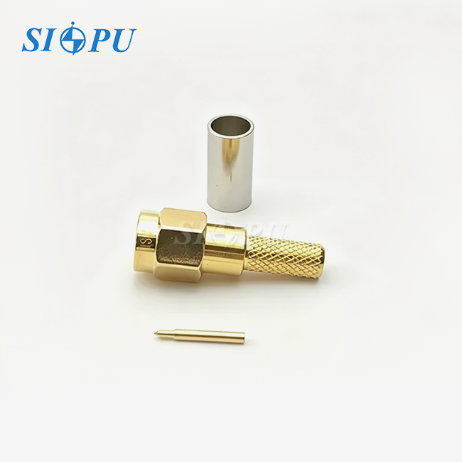 SMA Male Straight Connector for RG142 Cable